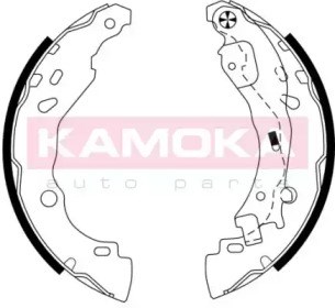 Тормоза рабочие задние ножные и тормозные барабаны JQ202050 KAMOKA