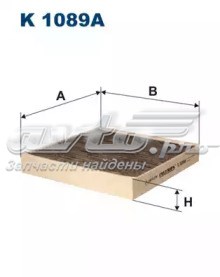 Воздушный фильтр салона K1089A FILTRON