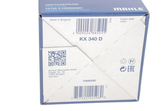 Фильтр топливный KX340D MAHLE