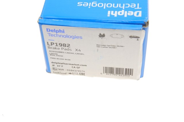 Колодки LP1982 DELPHI