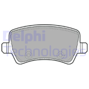 Задние дисковые колодки LP2008 DELPHI