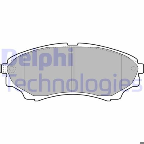 Передние тормозные колодки LP2036 DELPHI