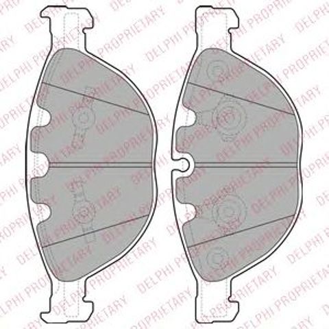 Тормозные колодки LP2041 DELPHI