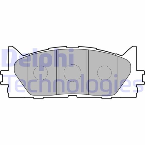 Передние тормозные колодки LP2169 DELPHI