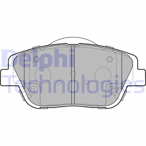 Передние тормозные колодки LP2688 DELPHI