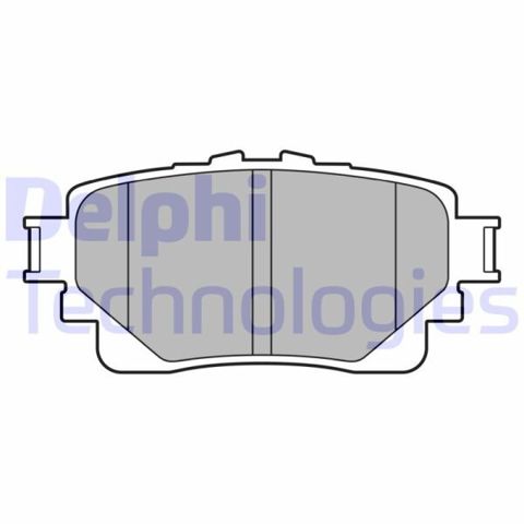 Колодки на тормоз задний дисковый LP3599 DELPHI