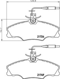 Колодки тормозные LP985 DELPHI