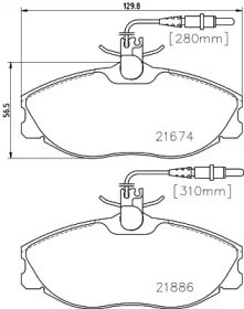 Тормозные колодки LP986 DELPHI