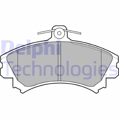 Колодки передние LP993 DELPHI