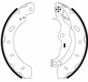 Барабанные колодки LS2062 DELPHI