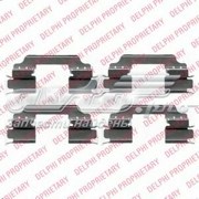 Комплект пружинок крепления дисковых передних колодок LX0425 DELPHI