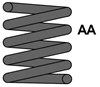 Пружина амортизатора MC3753 MAXTRAC