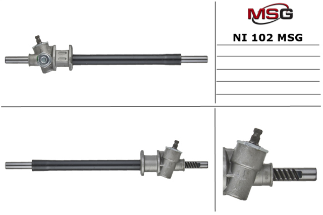 Рейка рулевая NI102 MS GROUP