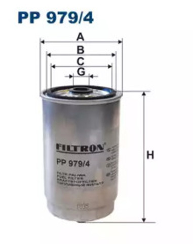 Фильтр тонкой очистки топлива PP9794 FILTRON
