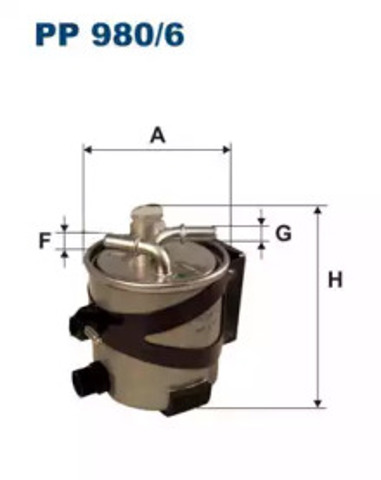 Топливный фильтр PP9806 FILTRON