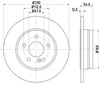 Диск тормозной задний PRD5327 PROTECHNIC