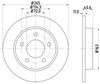 Тормозные диски PRD5386 PROTECHNIC