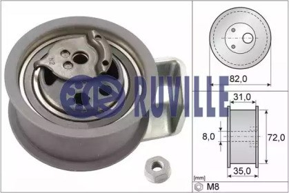 Ролик натяжителя R0152 KAMOKA