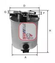 Топливный фильтр S5393GC SOFIMA
