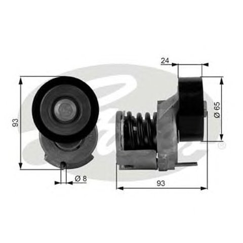 Натяжитель клинового ремня T38439 GATES