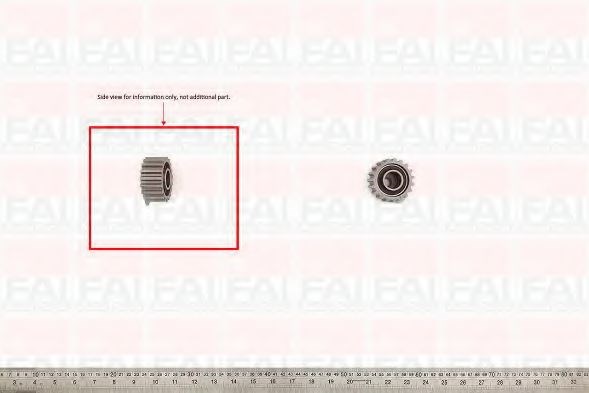 Ролик натяжителя газораспределительного ремня T6697 FAI