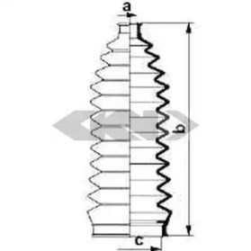 Чехол рулевого механизма TBR4135 DELPHI