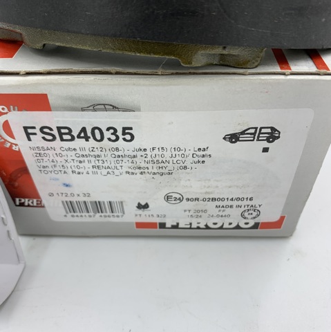 FSB4035 FERODO Колодки ручника купить в Житомир