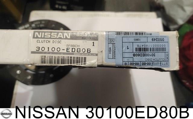 Диск сцепления оригинал 30100ed80b nissan  диск сцепления ( диаметр 200мм ) 30100ed80b 30100ED80B