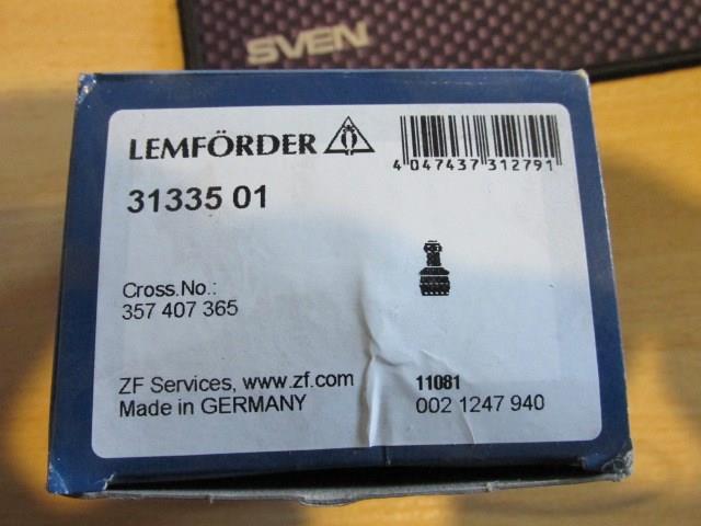 3133501 LEMFORDER Шаровая опора нижняя купить в Днепр
