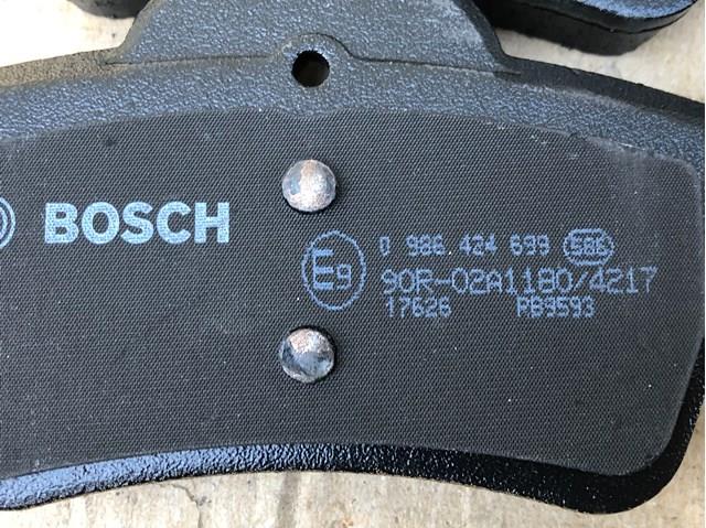 BOSCH 0986424699 Колодки тормозные задние дисковые в наличии Хмельницкий
