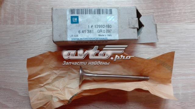 Выпускной клапан двигателя 12992480 GM