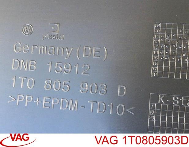 VAG 1T0805903D Спойлер переднего бампера в наличии Киев