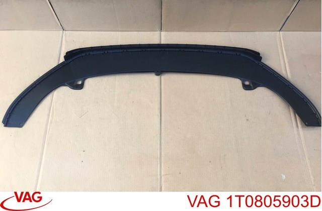 1T0805903D Спойлер переднего бампера купить Киев