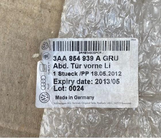 VAG 3AA854939A Молдинг двери передней левой нижний в наличии Кривой Рог