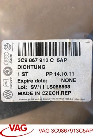 3C9867913C5AP VAG Уплотнитель двери задней (на кузове) купить в Полтава