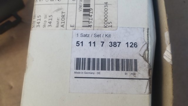 BMW 51117387126 в наличии Павлоград