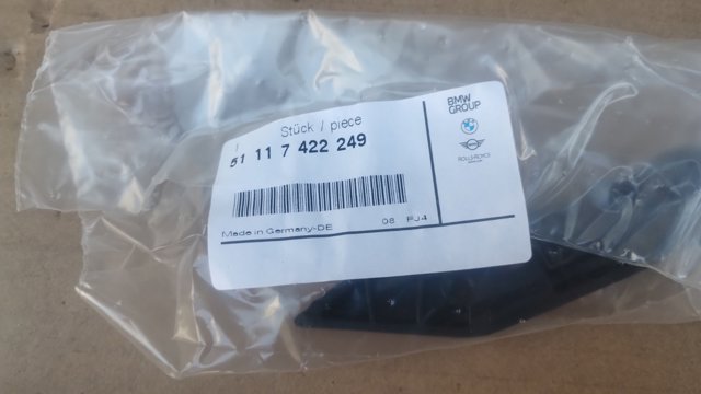 51117422249 BMW Направляющая переднего бампера левая купить в Сумы
