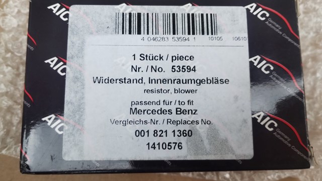 AIC 53594 Резистор печки в наличии Ужгород