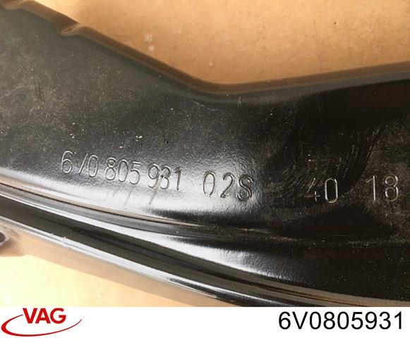6V0805931 VAG Суппорт радиатора левый (монтажная панель крепления фар) купить в Полтава