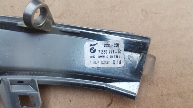 7280771 BMW Указатель поворота зеркала левый купить в Днепр