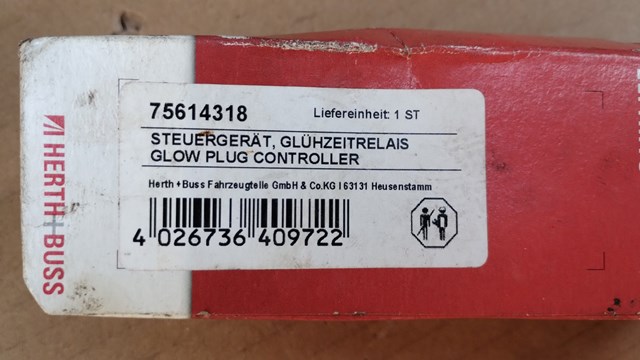 75614318 HB AUTOELEKTRIK Реле свечей накала купить в Полтава