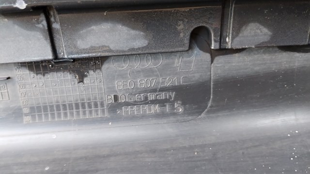 8E0807521C VAG Спойлер заднего бампера купить в Павлоград