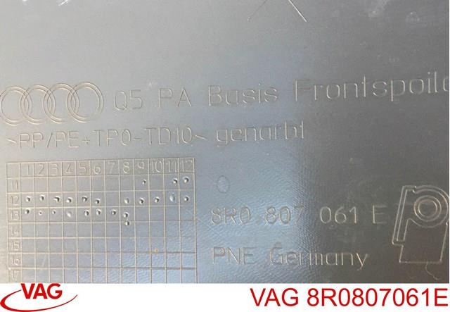 8R0807061E Спойлер переднего бампера купить Тернополь