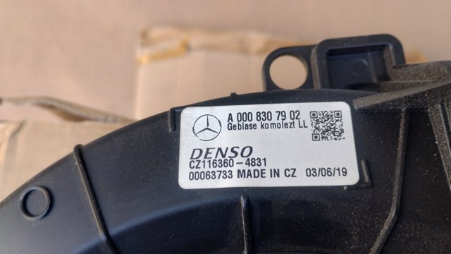 MERCEDES A0008307902 Мотор вентилятора печки (отопителя салона) в наличии Павлоград