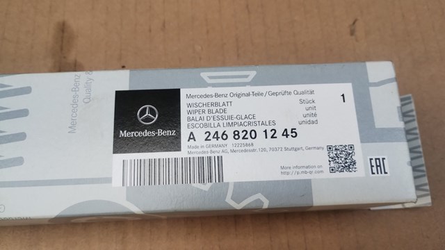 MERCEDES A2468201245 Щетки стеклоочистителя в наличии Винница