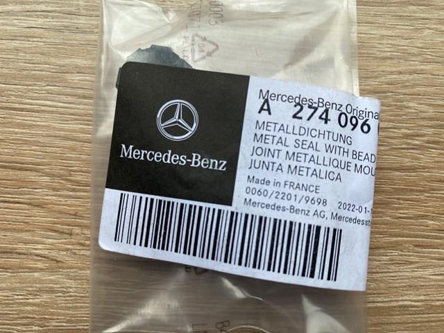 Прокладка шланга отвода масла от турбины A274096010064 MERCEDES