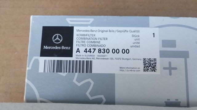 A4478300000 MERCEDES Фильтр салона купить в Ирпень