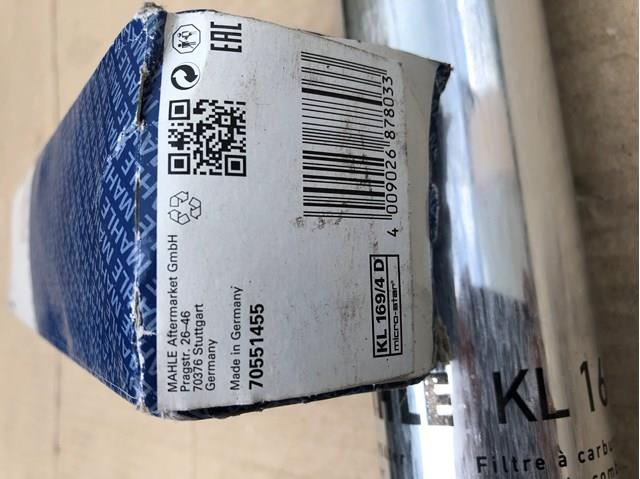MAHLE KL1694D Фильтр топливный в наличии Тернополь