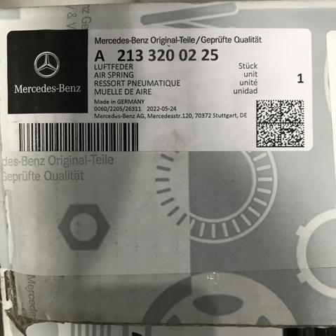 2133200225 MERCEDES Пневмоподушка (пневморессора) моста заднего купить в Житомир