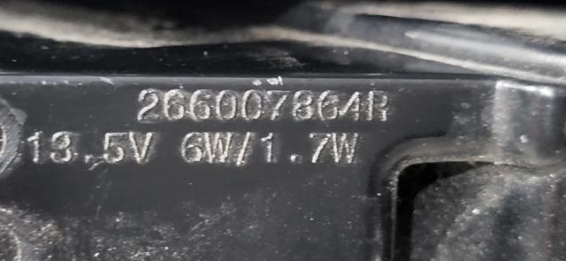 Фара дневного света, правая 266007864R RENAULT